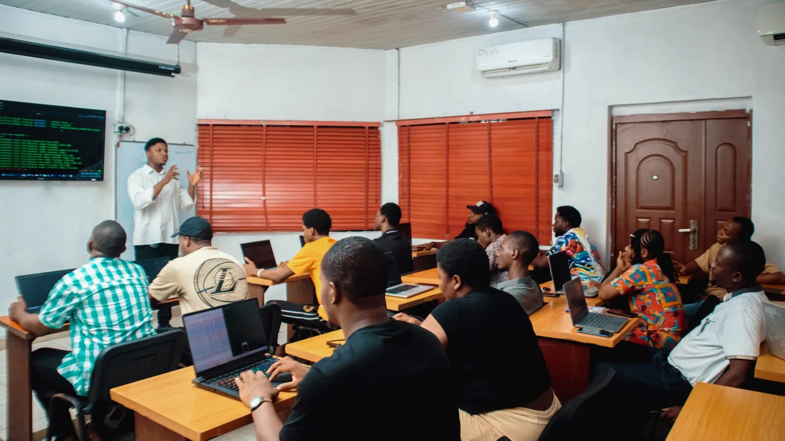 Learners working together in a practical class at Loctech Port Harcourt